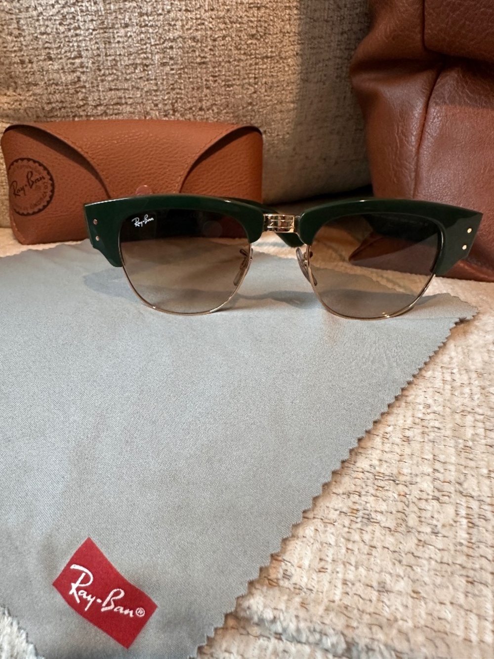Ray-Ban RB0316S Mega Clubmaster Green Sunglasses